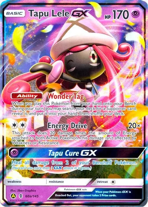 Tapu Lele GX - 60a/145 from Alternate Art Promos - Pokemon