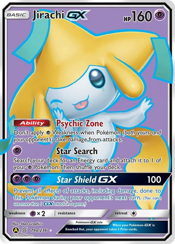 Jirachi GX - 79a/236 — Alternate Art Promos — Pokemon