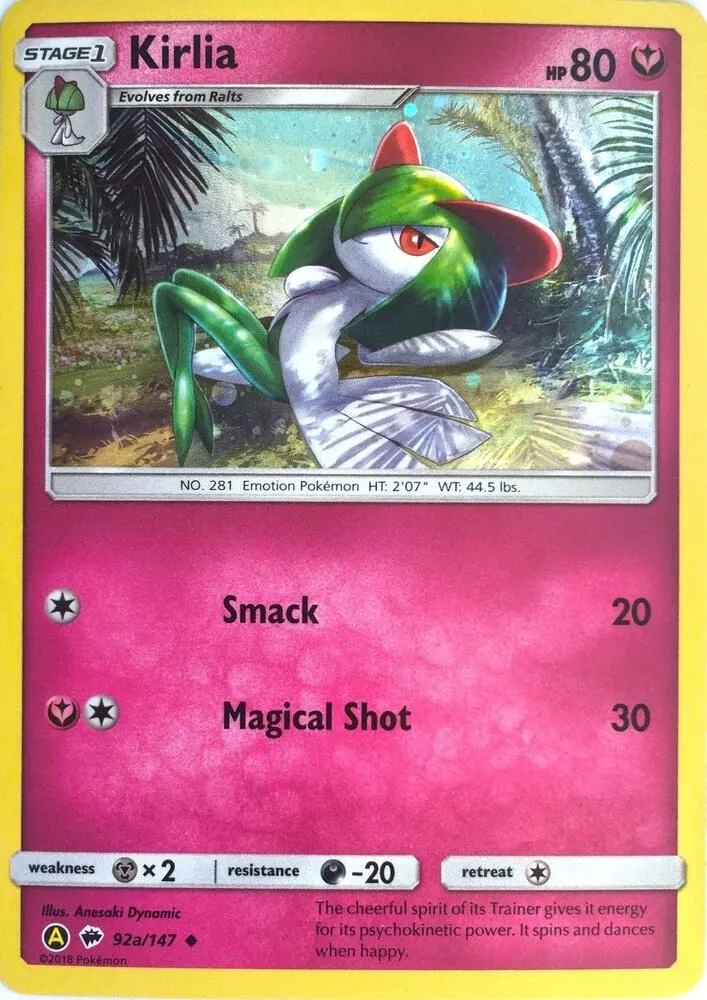 Kirlia - 92a/147 — Alternate Art Promos — Pokemon