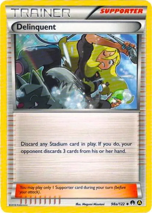 Delinquent - 98a/122 — Alternate Art Promos — Pokemon