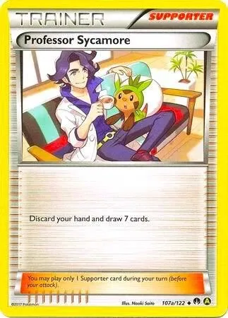 Professor Sycamore - 107a/122 — Alternate Art Promos — Pokemon