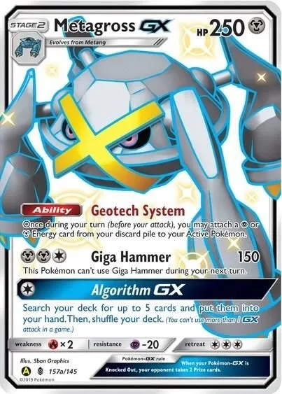 Metagross GX - 157a/145 — Alternate Art Promos — Pokémon