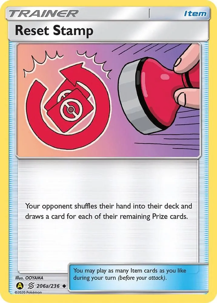 Reset Stamp - 206a/236 — Alternate Art Promos — Pokemon