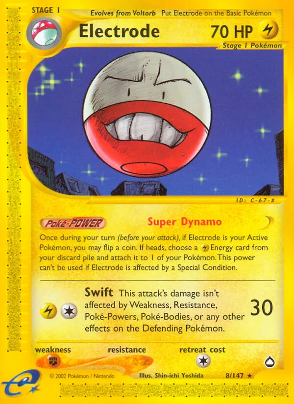 Electrode — Aquapolis — Pokemon