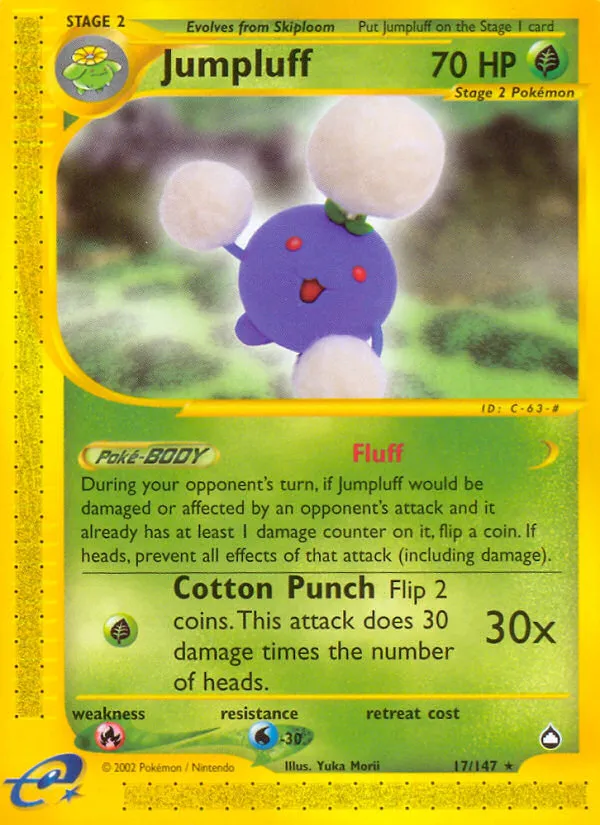 Jumpluff — Aquapolis — Pokemon