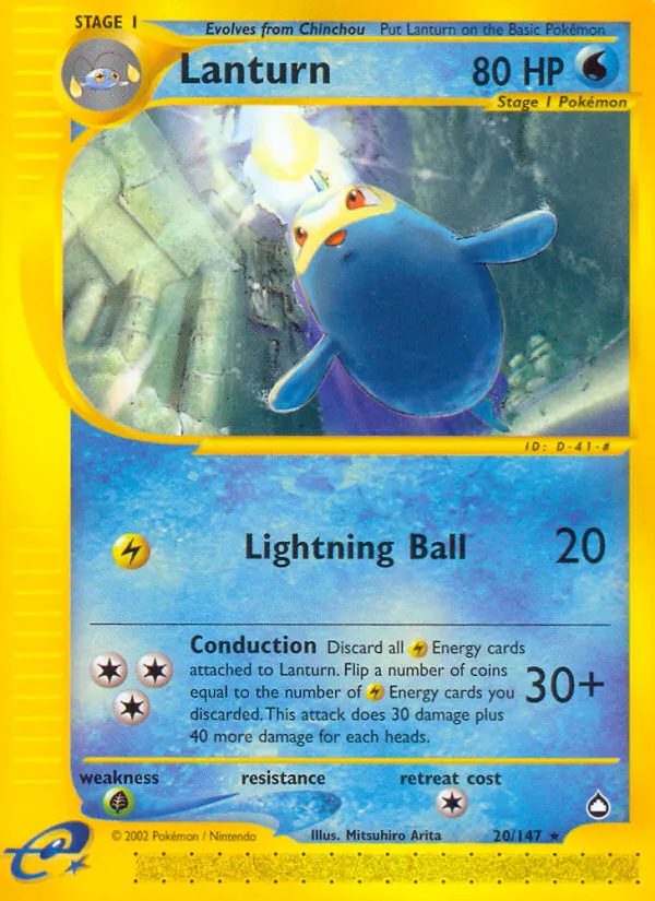 Lanturn — Aquapolis — Pokémon