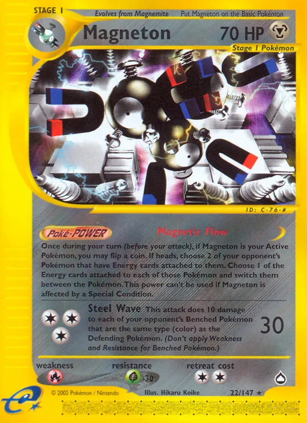 Magneton — Aquapolis — Pokemon