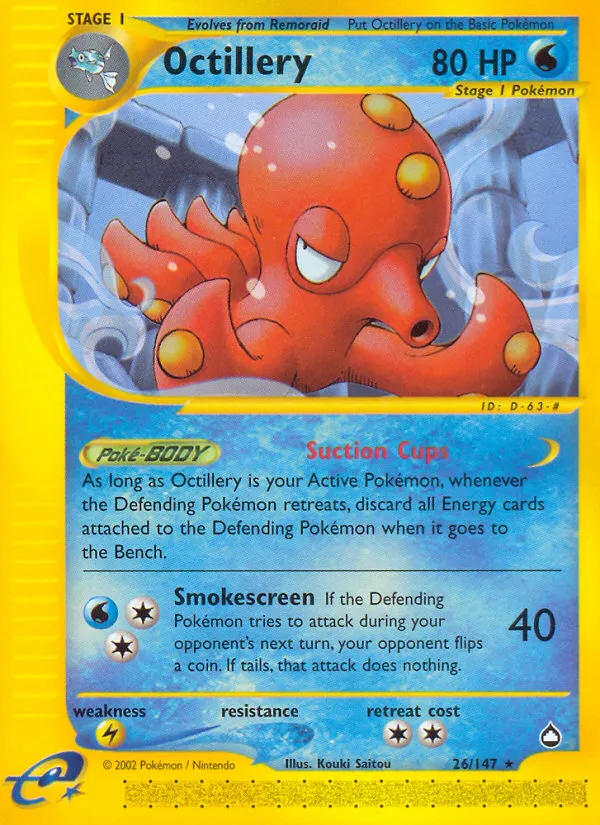 Octillery — Aquapolis — Pokemon