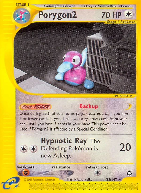 Porygon2 — Aquapolis — Pokemon