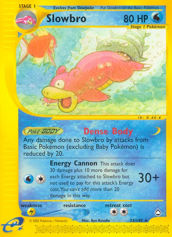 Slowbro — Aquapolis — Pokemon