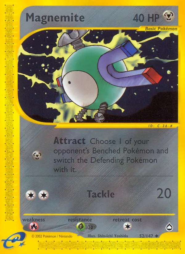 Magneti from Aquapolis - Pokemon