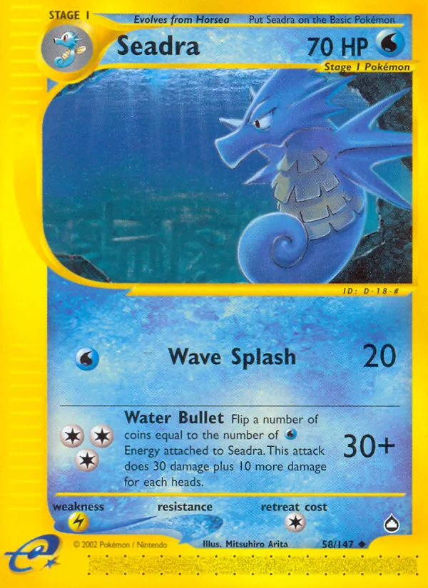 Seadra — Aquapolis — Pokemon