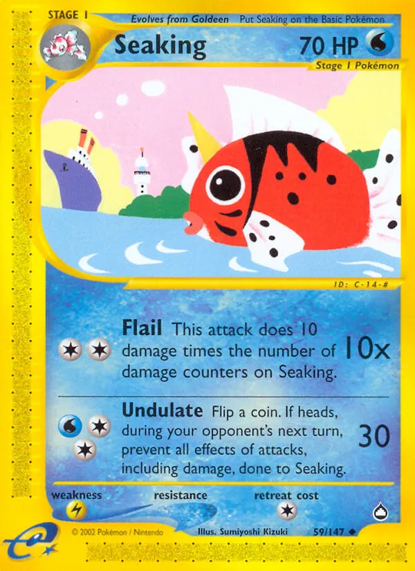 Seaking — Aquapolis — Pokemon