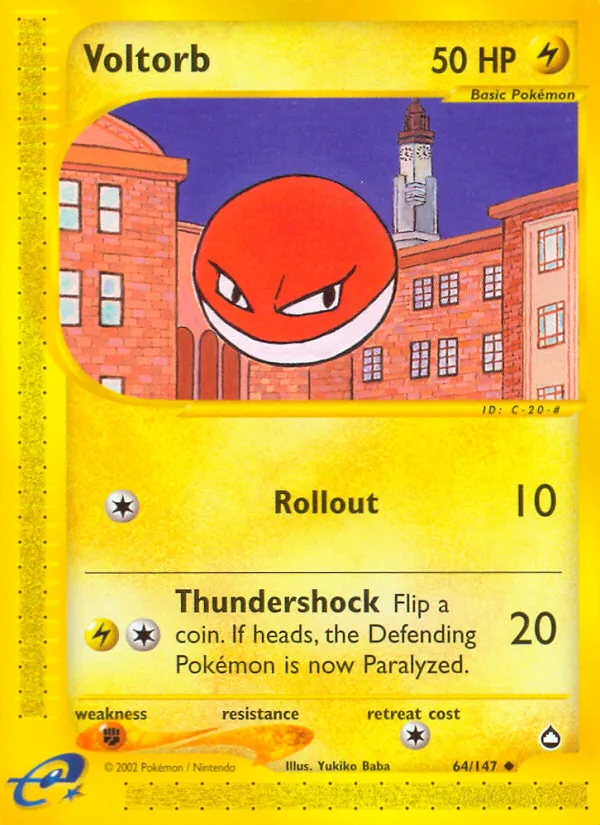Voltorbe — Aquapolis — Pokémon