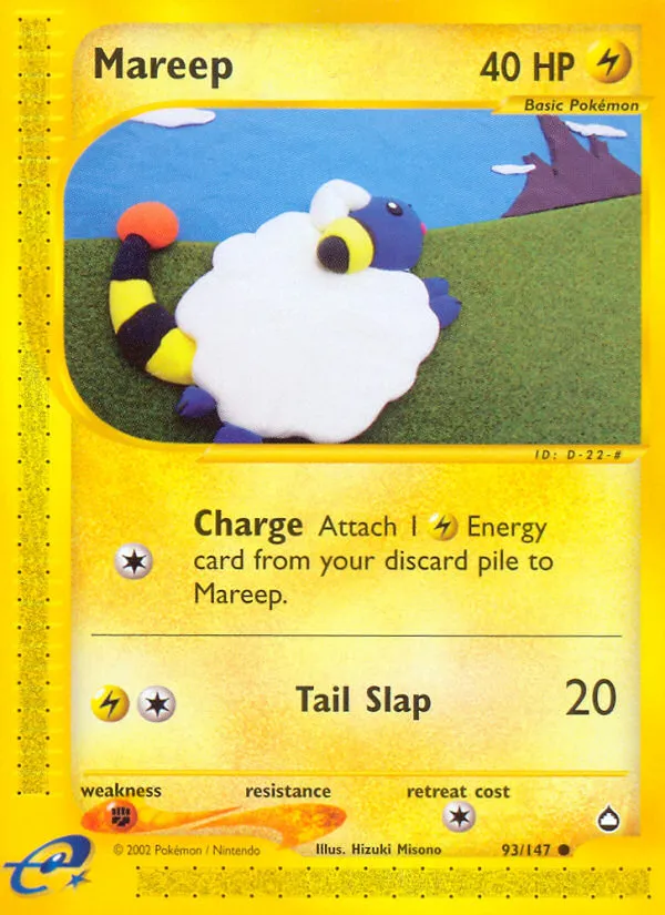 Mareep — Aquapolis — Pokémon