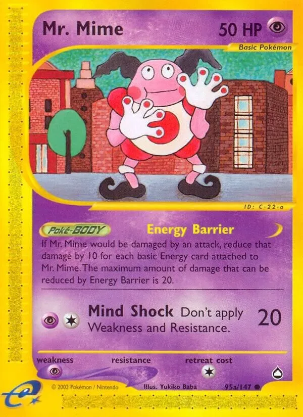 Mr. Mime — Aquapolis — Pokemon