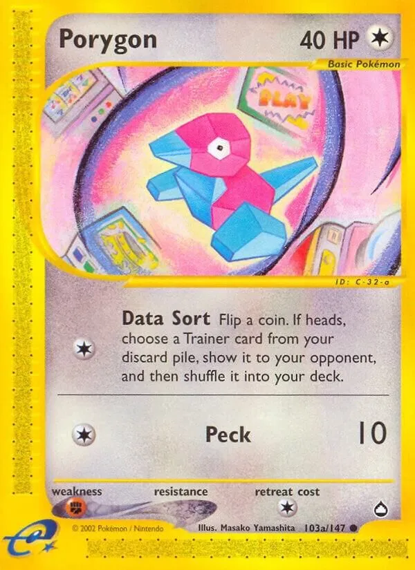 Porygon — Aquapolis — Pokémon