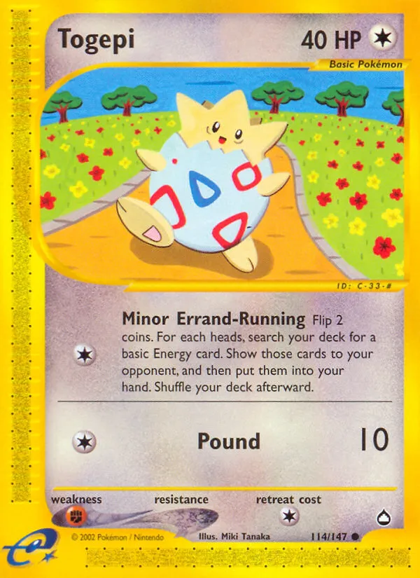 Togepi — Aquapolis — Pokemon