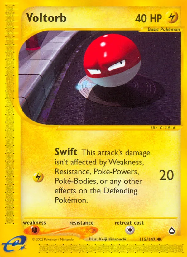 Voltorb — Aquapolis — Pokémon