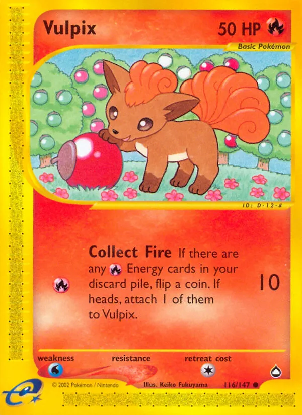 Vulpix — Aquapolis — Pokemon