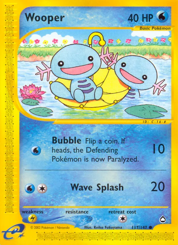 Wooper — Aquapolis — Pokemon