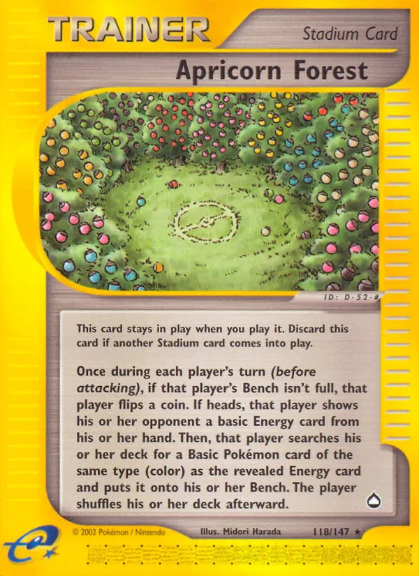 Apricorn Forest — Aquapolis — Pokemon