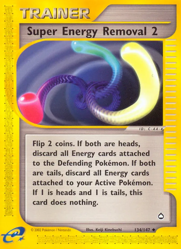 Super Energy Removal — Aquapolis — Pokemon