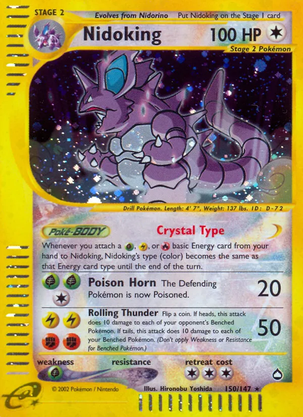 Nidoking — Aquapolis — Pokemon