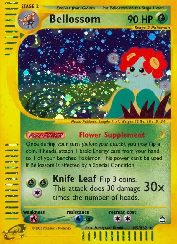Bellossom — Aquapolis — Pokemon