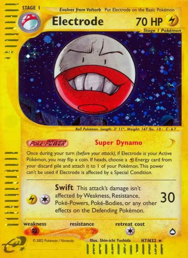 Electrode — Aquapolis — Pokemon