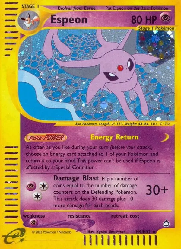 Espeon — Aquapolis — Pokemon