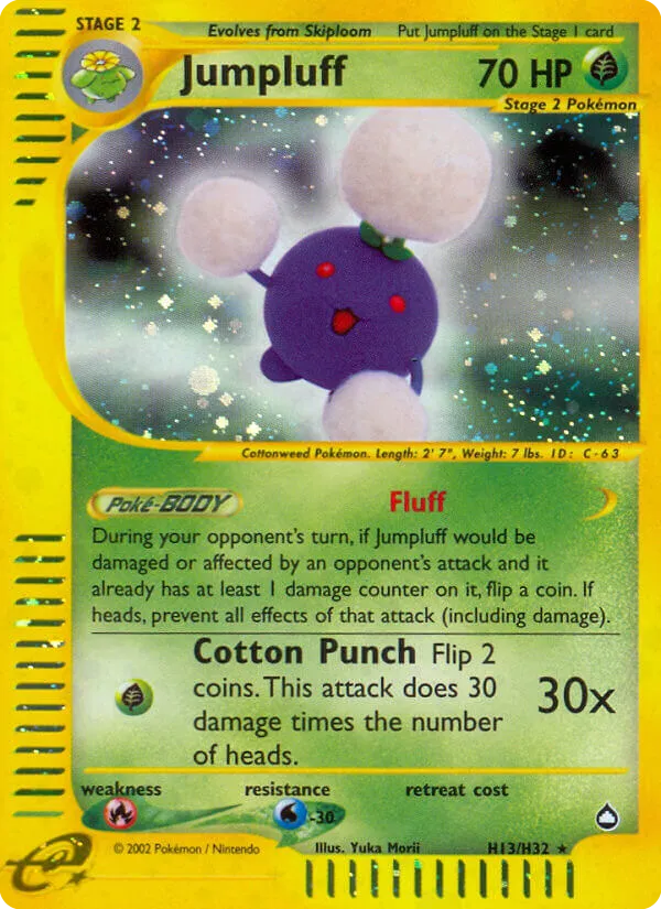 Jumpluff — Aquapolis — Pokemon