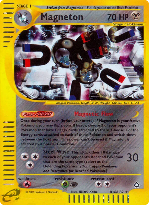 Magneton — Aquapolis — Pokemon