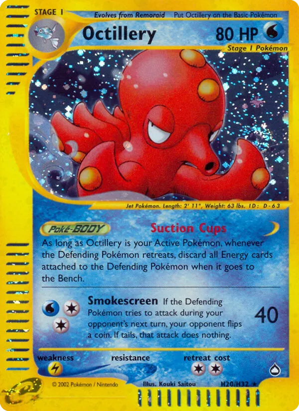 Octillery — Aquapolis — Pokemon