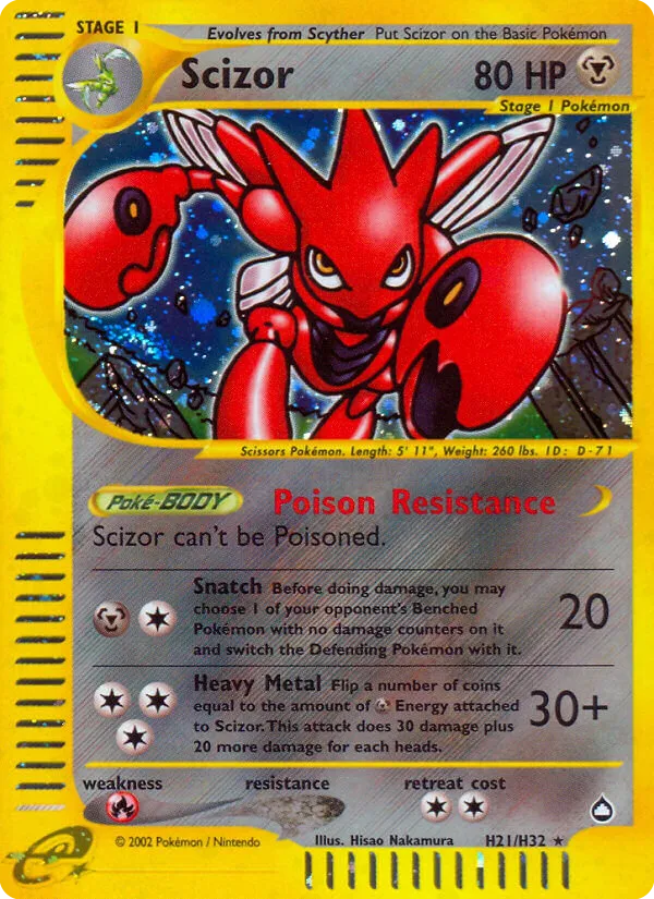 Scizor — Aquapolis — Pokemon