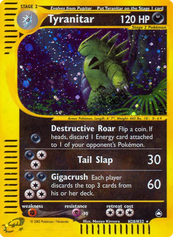 Tyranitar — Aquapolis — Pokemon