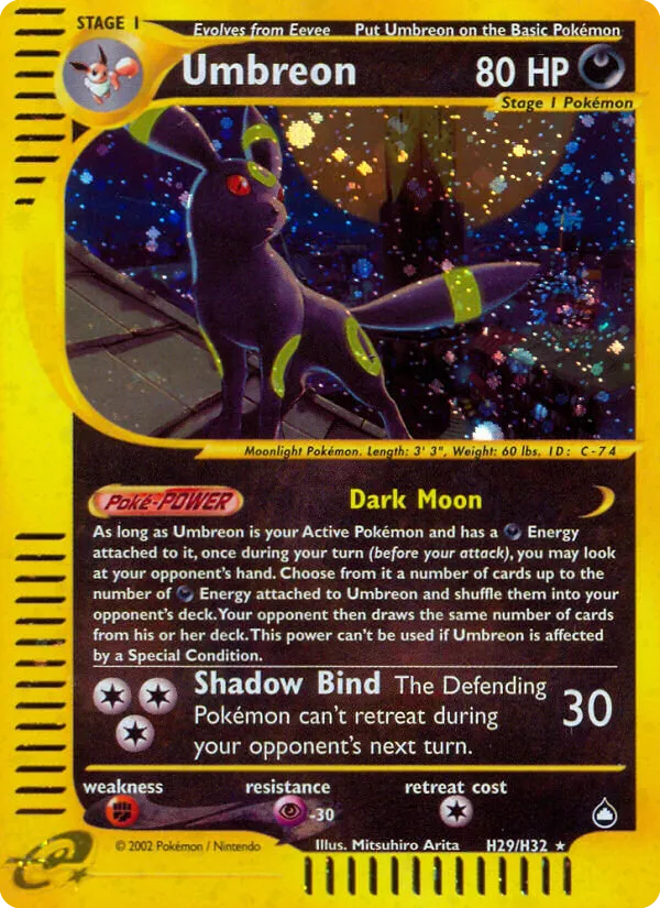Umbreon — Aquapolis — Pokemon