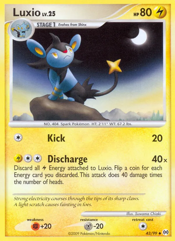 Luxio Lv.25 — Arceus — Pokémon