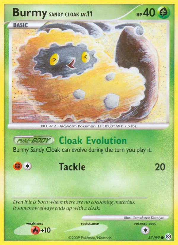 Burmy Sandy Cloak — Arceus — Pokemon