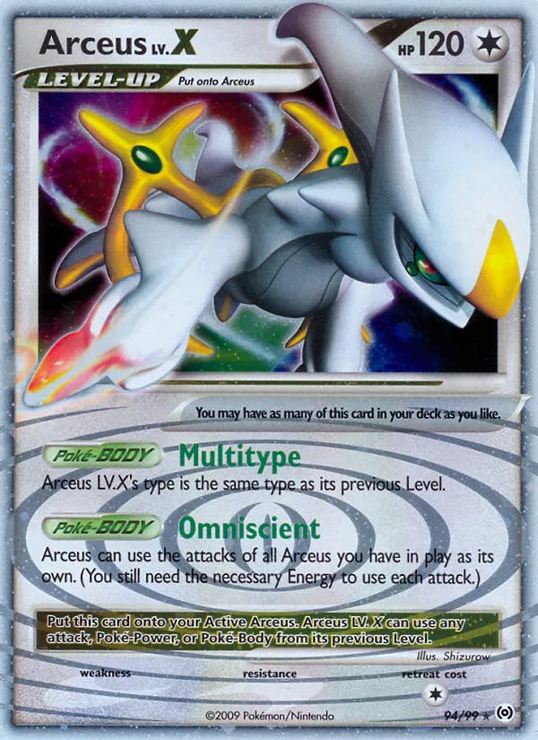 Arceus Lv.X — Arceus — Pokemon