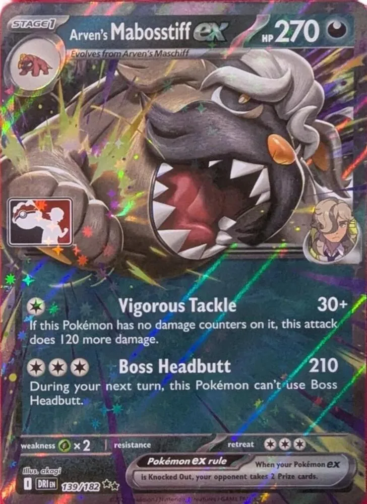 Dogrino ex de Pepper — Prize Pack Series Cards — Pokémon