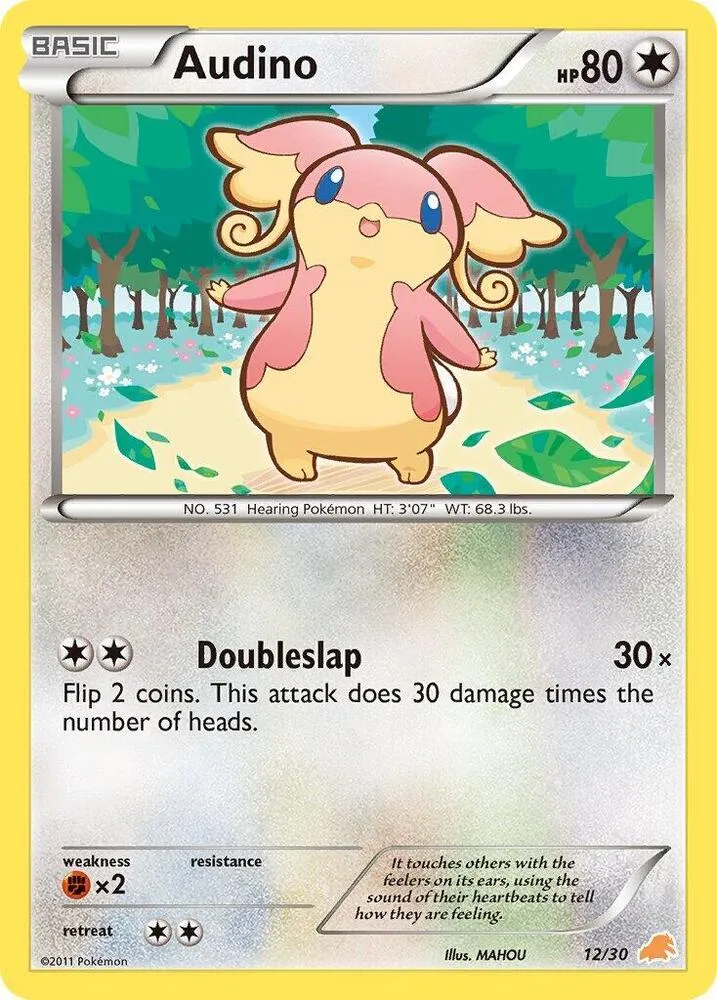 Audino from BW Trainer Kit: Excadrill & Zoroark - Pokemon