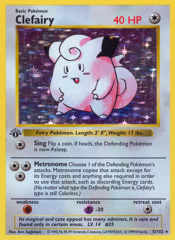 Clefairy — Base Set — Pokémon