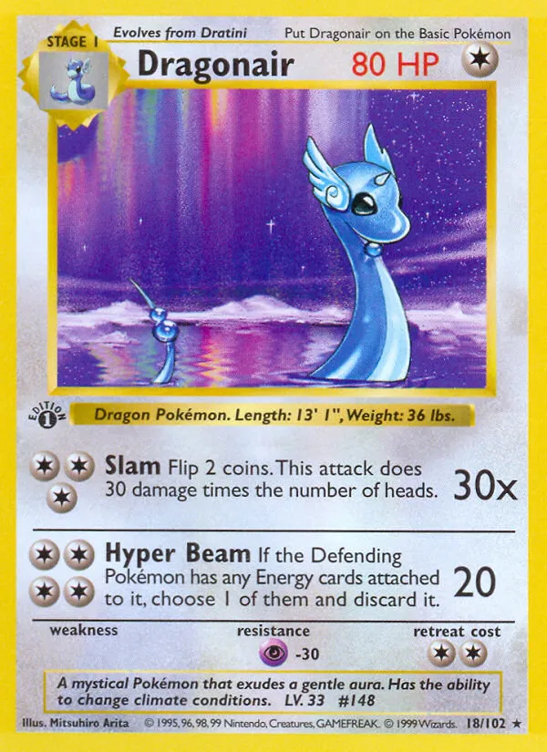 Dragonair — Base Set — Pokemon