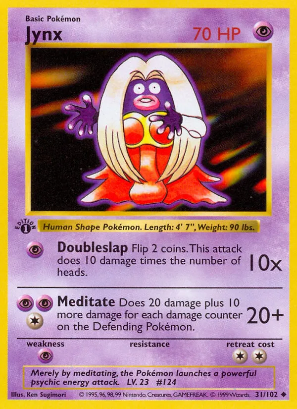 Jynx — Base Set — Pokémon