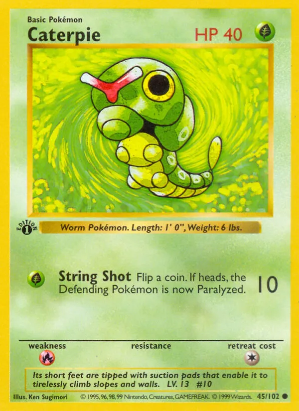 Caterpie — Base Set — Pokémon