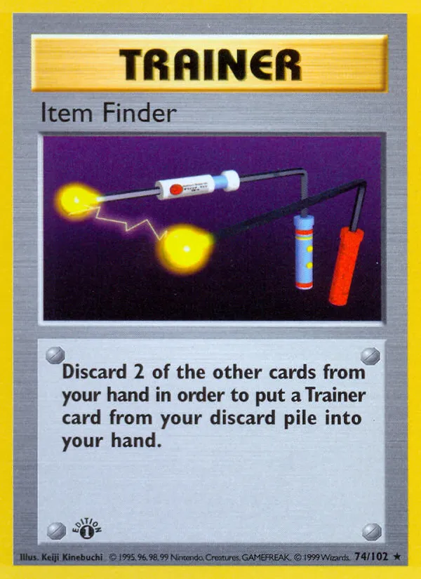 Item Finder — Base Set — Pokémon