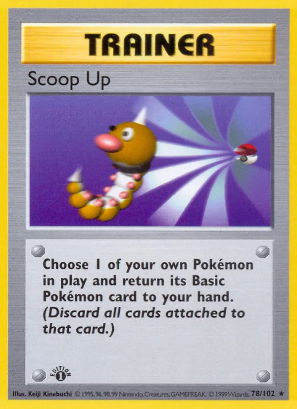 Scoop Up — Base Set — Pokémon
