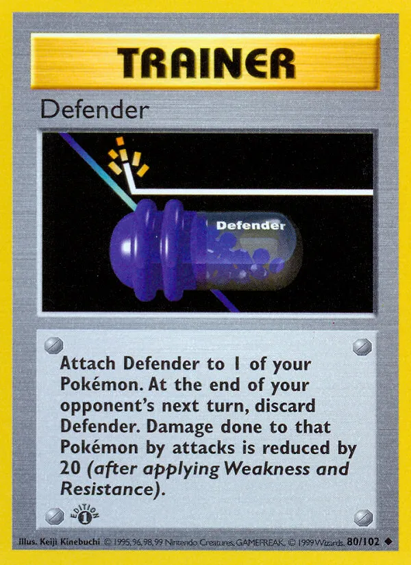 Defender — Base Set — Pokémon