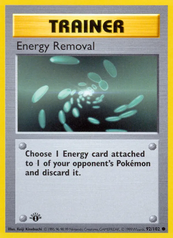 Supression D'Énergie — Base Set — Pokémon